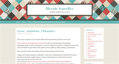 Desktop Screenshot of literatetraveller.com